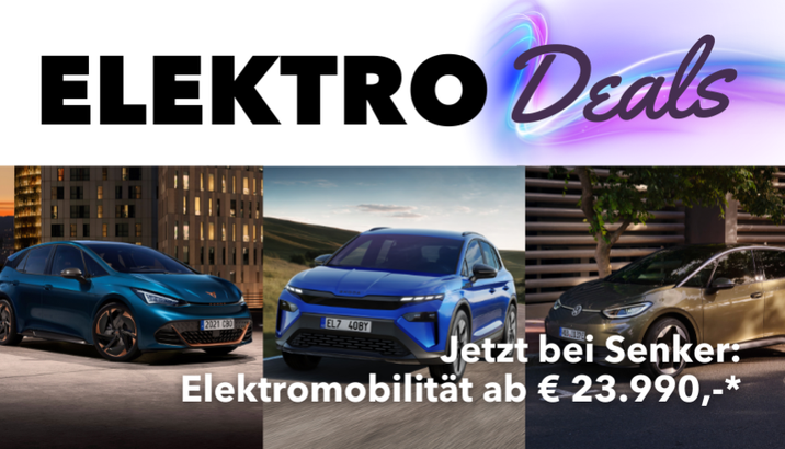 Sichern Sie sich jetzt die Elektro-DEALS in unseren Mobilitätswelten bereits ab sensationellen € 23.990,-*.