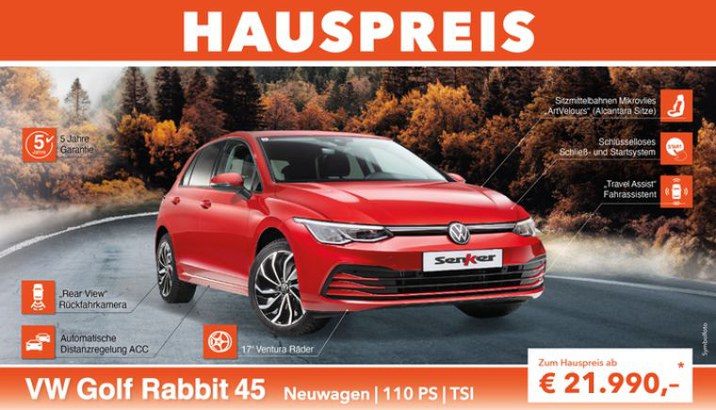 Hauspreis Golf Rabbit 45