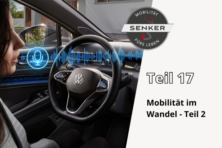 Jetzt zum Thema Chat GPT im Auto und der neuen Elektromobilität von Audi im Senker Blog "Mobilität fürs Leben" informieren - Sprachassistent bei der Bedienung im Auto