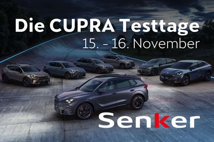 Wir laden Sie ein zu den CUPRA Testtagen